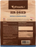A Freschi srl Air-Dried Dog Food – Real Buffalo & Salmon Recipe - All Natural, High Protein, Grain Free, Limited Ingredient w/W-Shaped Pieces (1 lb)