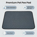 2 pcs Guinea Pig Cage Liners - Washable Guinea Pig Pee Pads, Waterproof Reusable & Anti Slip Guinea Pig Bedding Fast and