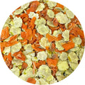 Exotic Nutrition Peas & Carrots 8 oz. - Healthy Natural Mixed Dried Vegetable Treat - for Rabbits, Guinea Pigs, Hamsters