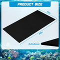 Luxiv 30X15In Aquarium Leveling Mat Set Cuttable Neoprene Pad for Fish Tank