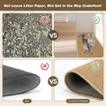 FHTONGE 71x15.8" Thickened Cat Wall Climbing Carpet with 16 Fixed Nails