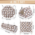 MCEAST 4 Pieces Small Pets Cage Accessories Hanging Hammock Sleeping Bag Tunnel and Bed Hideout Set Warm Sleep Nap Sack 