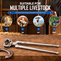 Equine Care 14 Inch Horse Shoe Puller & Spreader, Round-Corner Head