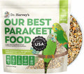 Dr. Harvey's Our Best Parakeet Food, Wholesome Seeds, Nuts, Fruits, and Vegetable Bird Feed for Budgies and Parakeets (4 Pounds/1.81 kg)