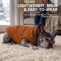 Queenmore Warm Puffer Dog Jacket Thick Plush Lining Winter Small Dog Coat