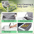 Rabbit Cage Outdoor Indoor, Tortoise Habitat Guinea Pig Cages Enclosure