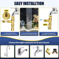 GADFISH Gravel Vacuum for Aquarium Water Changer Fish Tank Cleaning Tools, Siphon Universal Quick Pump Aquarium Water Ch