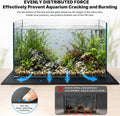 Aquarium Leveling Mat 16" X 30" X 0.2" EVA Aquarium Foam Leveling Mat, Non-Slip Shockproof Fish Tank Mat for Under Tank 