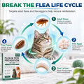 Cat Flea Drop, Topical Flea Drops for Cats, Monthly Spot-On Care, 6 Pack
