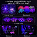 Glow-in-the-Dark Silicone Aquarium Flower (Purple, Sunflower)