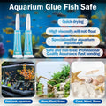 Aquarium Super Glue Gel Fish Safe for Coral, Moss and Plants