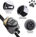 Talltalk 2 Pieces Dog Treat Pouch Pet Dog Poop Holder, Pink,Grey