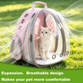 Expandable Pet Backpack 14"×15"×16.5" Cats Dogs Carrier Bag