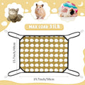 Shappy 5 Pcs Pet Hammock for Cage Hanging Pet Hammock Bed with Metal Hooks Cats Ferret Soft Bed Suitable for Guinea Pig Hamster Gerbil Kittens Cats Cage(Classical)