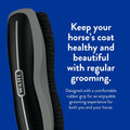 Wahl Professional Animal Equine Stiff Body Horse Brush, 858705, Black
