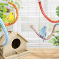 BNOSDM Bird Rope Perch 3 PCS Parakeet Climbing Toys Bendable Swing