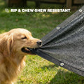 ColourTree Dog Crate Shade Cover 3' x 5' Black Knitted Mesh with Grommets