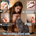 Upgraded Cat & Bearded Dragon Nail Clippers with 2mm Safety Guard - Stainless Steel Small Animal Nail Trimmer for Lizard