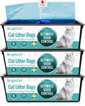 BrightOn®, 75 Litter Bag Refill Bags for Genie Easy Roll Litter Bin, Ultimate Odor Control, (Lemon - 75 Bags)