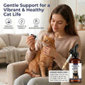 Cat Probiotics for Digestive Support - Liquid Probiotics for Cats with Digestive Enzymes & Natural Extracts Supports Sensitive Stomach - Easy-to-Use Drops 2oz (60ml)
