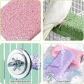 BNOSDM 4 Pcs Pink Bird Beak Grinding Stone Calcium Parrot Perch 3.1 * 2.6in