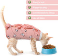 PUMYPOREITY Cat Recovery Onesie - Post-Surgery Kitten Suit, Female