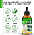 Milk Thistle for Dogs | Dog Liver Supplement for All Ages and Breeds | Here is Only Herbal Composition | + Attractive an