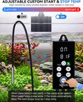 SEAOURA Aquarium Chiller Fan, Cooling for Fish Tank, Timer & Temp Control