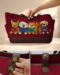 Dog Purse Carrier for Small Dogs, Embroidered Pet Tote