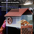 Hermit Crab Accessories | Hermit Crab Climbing Toys with Climbing Wall | Multi-Functional Hermit Crab Hideaway & Foragin