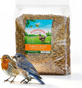 WORMSKING 2LB Dried Mealworms for Poultry, Wild Birds,Tasty Bird Food，Great Bird Watching Gift