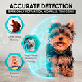 Tiny Bark Collar for Small Dogs 5-15 lbs and Puppies - No Shock Anti Barking Collar - Rechargeable Smart Collar for Dog 
