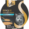 Sheba Bisque Lickable Cat Treats & Cat Food Toppers Tuna Recipe, 1.4 oz. Bowls, 14 Count