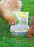 Exotic Nutrition Green Pea Flakes (1 lb.) - Healthy Natural Dried Vegetable Treat - for Rabbits, Guinea Pigs, Hamsters, 
