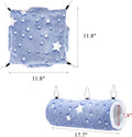 Noctilucent Luminous Guinea Pig Rat Hammock Bunkbed Hanging Tunnel Hideout