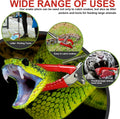 Snake Tong Reptile Grabber, 66 Inch Snake Clamping Tool for Safe Snake Handling and Rattlesnake CaptureMade of Stainless