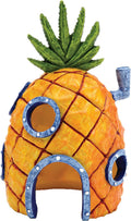 Penn-Plax Spongebob & Pineapple House Aquarium Decor, 2-Piece Set - Medium