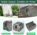 hygger Aquarium Air Pump 10W/15W 0.025Mpa/0.03Mpa Powerful Adjustable Fish Tank Air Pump 4 Outlets Oxygen Aerator for Me