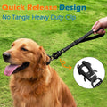 PetBonus Heavy Duty Short Dog Leash, 12" Nylon Lead with Quick Release Clip