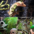 PINVNBY 10 PCS Reptile Plants Vine, Terrarium Hanging Flexible Climbing Artificial Leaves Reptile Hide, Bearded Dragon T