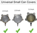 4-Pack Stretchable Silicone Can Covers - Pet and Human Food Storage Lids