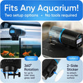 FISHNOSH Automatic Fish Feeder for Aquarium - New Generation 2026, Auto Food Dispenser with Timer for Small Tank, Big Aq