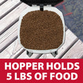 The Pond Guy KoiGrower Automatic Pond Fish Food Dispenser, 5 Gallon