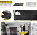 Aivituvin Pet Playpen Small Animal Cage Rabbit Pen Bunny Guinea Pig Playpen with Waterproof Floor Liner - Extension Play