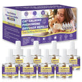 RUAKPL Cat Calming Diffuser Refills, 8 Pack Pheromones for Cats Refill Long-Lasting 240-Day Supply Pheromone to Calm Cat Soothing Anxiety Stress 48 ml/Bottle Compatible with Most Diffusers Plug in