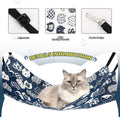 Admaison Cat Hammock for Cage Hanging Reversible 2Pack,Pet Hammock Bed Adjustable,Soft Sleeping Hammock for Cats,Ferret,Puppy,Rabbits,Small Animals (M, CAT)