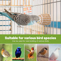 Sewroro Bird Nesting Material with Basket Jute Bird Nest Material for Parakeets Finches Canaries and Cockatiel Reusable 