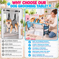 Dog Grooming Hammock with Stand, Foldable Pet Bathing Hammock for Cats