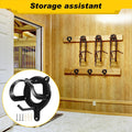 Dunzy 3 Pcs Bridle Hooks Horse Bridle Rack, Black