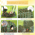 Geelin 8 Pack Rat Hammock Ferret Tunnel Guinea Pig House Hideout Cave Bed